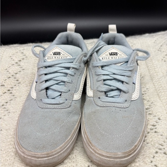 Kyle Walker Pro Baby Blue Suede Vans Men’s 7 Women’s 8.5 Unisex Off the Wall - Picture 3 of 10